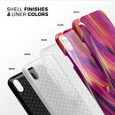 Liquid Abstract Paint Remix V40 - iPhone X Swappable Hybrid Case