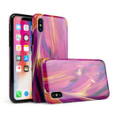 Liquid Abstract Paint Remix V40 - iPhone X Swappable Hybrid Case