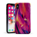 Liquid Abstract Paint Remix V40 - iPhone X Swappable Hybrid Case