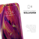 Liquid Abstract Paint Remix V40  - Protective Skin Wrap & Decal – Compatible with iPhone SE to iPhone 17 Pro Max (All Models)