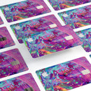 Liquid Abstract Paint Remix V41 - Premium Protective Decal Skin-Kit for the Apple Credit Card
