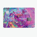 Liquid Abstract Paint Remix V41 - Premium Protective Decal Skin-Kit for the Apple Credit Card