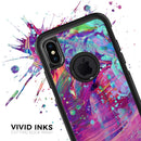 Liquid Abstract Paint Remix V41 - Skin Kit for the iPhone OtterBox Cases