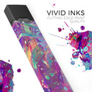 Liquid Abstract Paint Remix V41 - Premium Decal Protective Skin-Wrap Sticker compatible with the Juul Labs vaping device