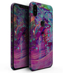 Liquid Abstract Paint Remix V41 - iPhone XS MAX, XS/X, 8/8+, 7/7+, 5/5S/SE Skin-Kit (All iPhones Available)