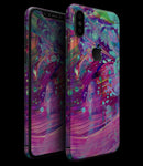 Liquid Abstract Paint Remix V41 - iPhone XS MAX, XS/X, 8/8+, 7/7+, 5/5S/SE Skin-Kit (All iPhones Available)