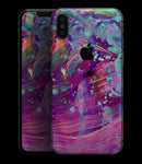 Liquid Abstract Paint Remix V41 - iPhone XS MAX, XS/X, 8/8+, 7/7+, 5/5S/SE Skin-Kit (All iPhones Available)