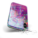 Liquid Abstract Paint Remix V41 - iPhone X Swappable Hybrid Case