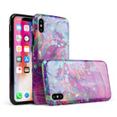 Liquid Abstract Paint Remix V41 - iPhone X Swappable Hybrid Case