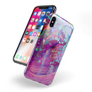 Liquid Abstract Paint Remix V41 - iPhone X Swappable Hybrid Case