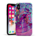 Liquid Abstract Paint Remix V41 - iPhone X Swappable Hybrid Case