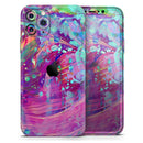 Liquid Abstract Paint Remix V41  - Protective Skin Wrap & Decal – Compatible with iPhone SE to iPhone 17 Pro Max (All Models)