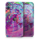 Liquid Abstract Paint Remix V41  - Protective Skin Wrap & Decal – Compatible with iPhone SE to iPhone 17 Pro Max (All Models)