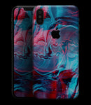 Liquid Abstract Paint Remix V42 - iPhone XS MAX, XS/X, 8/8+, 7/7+, 5/5S/SE Skin-Kit (All iPhones Available)