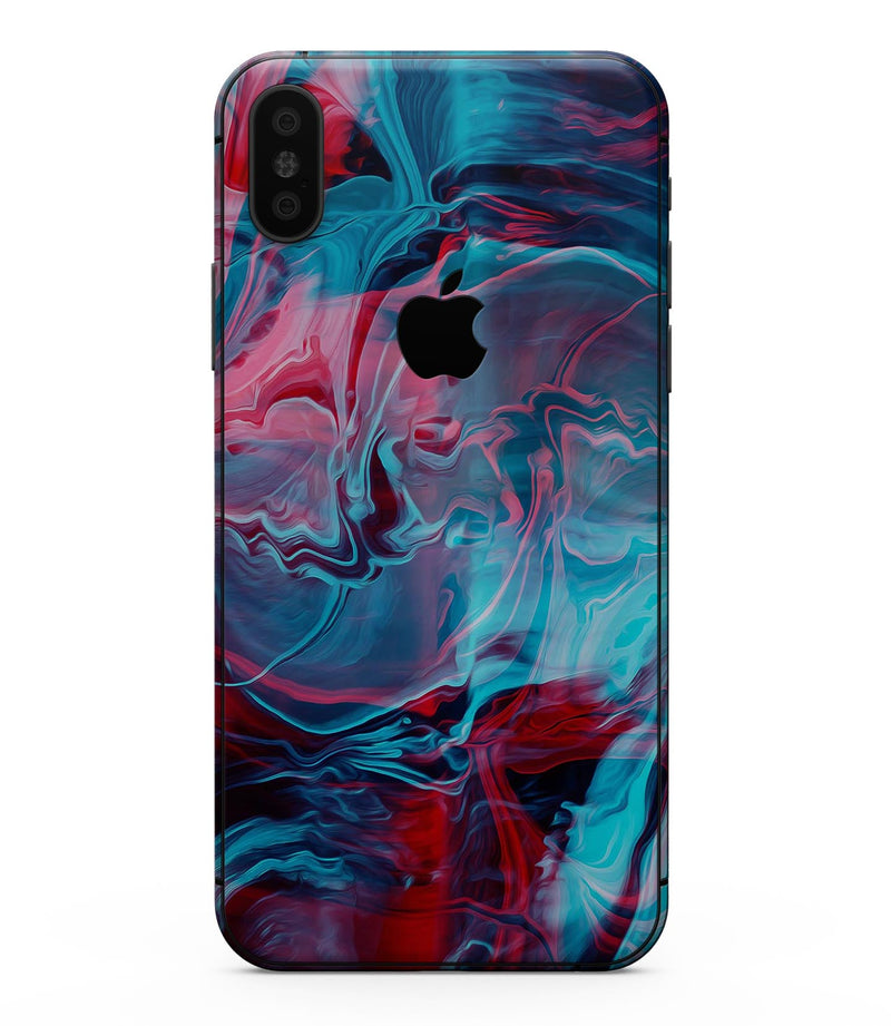 Liquid Abstract Paint Remix V42 - iPhone XS MAX, XS/X, 8/8+, 7/7+, 5/5S/SE Skin-Kit (All iPhones Available)