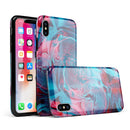 Liquid Abstract Paint Remix V42 - iPhone X Swappable Hybrid Case