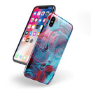 Liquid Abstract Paint Remix V42 - iPhone X Swappable Hybrid Case