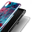 Liquid Abstract Paint Remix V42 - iPhone X Swappable Hybrid Case