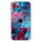 Liquid Abstract Paint Remix V42 - Skin-Kit compatible with the Apple iPhone 13, 13 Pro Max, 13 Mini, 13 Pro, iPhone 12, iPhone 11 (All iPhones Available)