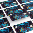 Liquid Abstract Paint Remix V43 - Premium Protective Decal Skin-Kit for the Apple Credit Card