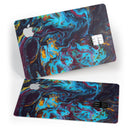 Liquid Abstract Paint Remix V43 - Premium Protective Decal Skin-Kit for the Apple Credit Card