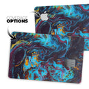 Liquid Abstract Paint Remix V43 - Premium Protective Decal Skin-Kit for the Apple Credit Card