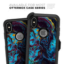 Liquid Abstract Paint Remix V43 - Skin Kit for the iPhone OtterBox Cases