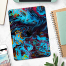 Liquid Abstract Paint Remix V43 - Full Body Skin Decal for the Apple iPad Pro 12.9", 11", 10.5", 9.7", Air or Mini (All Models Available)