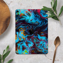 Liquid Abstract Paint Remix V43 - Full Body Skin Decal for the Apple iPad Pro 12.9", 11", 10.5", 9.7", Air or Mini (All Models Available)