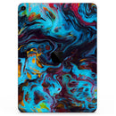 Liquid Abstract Paint Remix V43 - Full Body Skin Decal for the Apple iPad Pro 12.9", 11", 10.5", 9.7", Air or Mini (All Models Available)