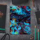 Liquid Abstract Paint Remix V43 - Full Body Skin Decal for the Apple iPad Pro 12.9", 11", 10.5", 9.7", Air or Mini (All Models Available)
