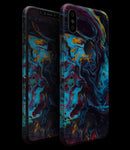 Liquid Abstract Paint Remix V43 - iPhone XS MAX, XS/X, 8/8+, 7/7+, 5/5S/SE Skin-Kit (All iPhones Available)