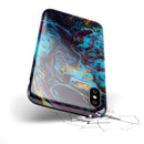 Liquid Abstract Paint Remix V43 - iPhone X Swappable Hybrid Case