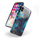 Liquid Abstract Paint Remix V43 - iPhone X Swappable Hybrid Case