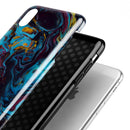 Liquid Abstract Paint Remix V43 - iPhone X Swappable Hybrid Case