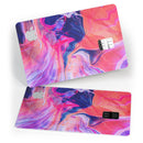 Liquid Abstract Paint Remix V44 - Premium Protective Decal Skin-Kit for the Apple Credit Card