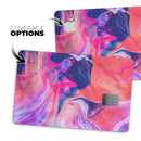Liquid Abstract Paint Remix V44 - Premium Protective Decal Skin-Kit for the Apple Credit Card