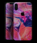 Liquid Abstract Paint Remix V44 - iPhone XS MAX, XS/X, 8/8+, 7/7+, 5/5S/SE Skin-Kit (All iPhones Available)