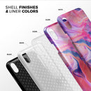 Liquid Abstract Paint Remix V44 - iPhone X Swappable Hybrid Case