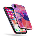 Liquid Abstract Paint Remix V44 - iPhone X Swappable Hybrid Case