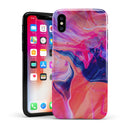 Liquid Abstract Paint Remix V44 - iPhone X Swappable Hybrid Case