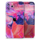 Liquid Abstract Paint Remix V44  - Protective Skin Wrap & Decal – Compatible with iPhone SE to iPhone 17 Pro Max (All Models)