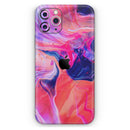 Liquid Abstract Paint Remix V44  - Protective Skin Wrap & Decal – Compatible with iPhone SE to iPhone 17 Pro Max (All Models)