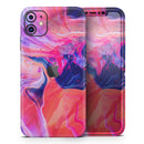 Liquid Abstract Paint Remix V44  - Protective Skin Wrap & Decal – Compatible with iPhone SE to iPhone 17 Pro Max (All Models)