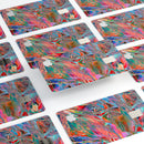 Liquid Abstract Paint Remix V45 - Premium Protective Decal Skin-Kit for the Apple Credit Card