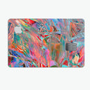 Liquid Abstract Paint Remix V45 - Premium Protective Decal Skin-Kit for the Apple Credit Card