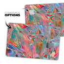 Liquid Abstract Paint Remix V45 - Premium Protective Decal Skin-Kit for the Apple Credit Card