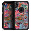 Liquid Abstract Paint Remix V45 - Skin Kit for the iPhone OtterBox Cases