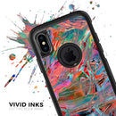 Liquid Abstract Paint Remix V45 - Skin Kit for the iPhone OtterBox Cases