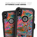 Liquid Abstract Paint Remix V45 - Skin Kit for the iPhone OtterBox Cases
